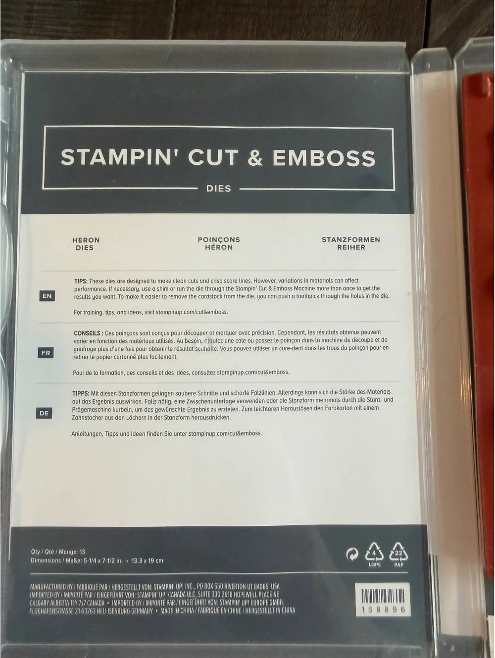 Stampin’ Up Heron Habitat stamp set and Heron Dies die cut set